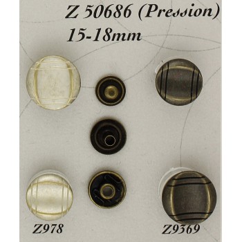 Кнопка металл Z50686