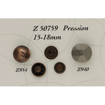 Кнопка металл Z50759